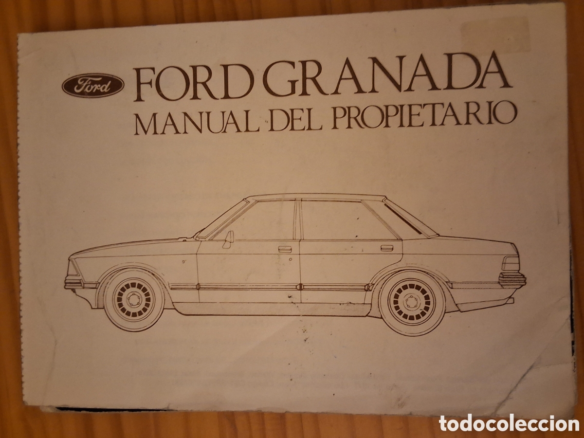 Coches y motocicletas: Ford granada manual del propietario a&ntilde;o 1977/6 edici&oacute;n 3&deg;