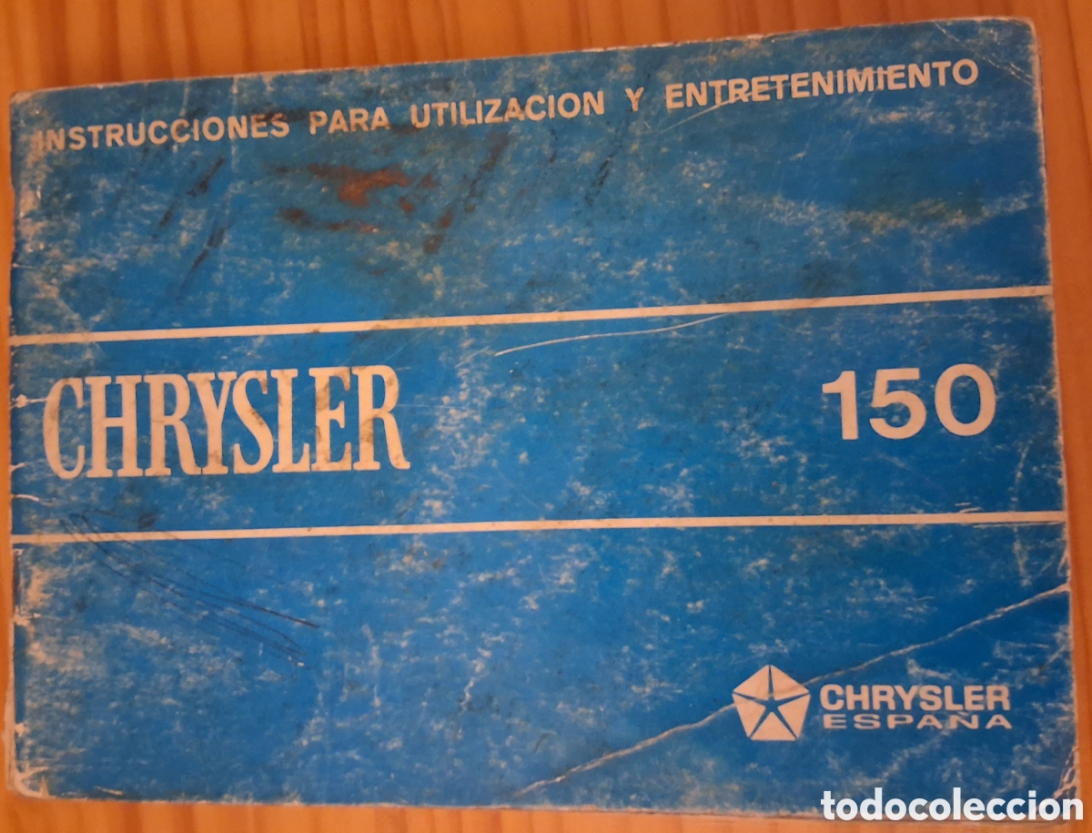 Carros e motociclos: Chrysler 150 instrucciones para utilizaci&oacute;n y mantenimiento a&ntilde;o 1979