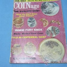 Catálogos y Libros de Monedas: CATALOGO MONEDAS COINAGE LEGAL GOLD S.HOULD YOU BUY COINS OR BULLION. Lote 27924040