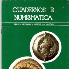 Cataloghi e Libri di Monete: CUADERNOS DE NUMISMÁTICA. NUMINTER,S.A..SUMARIO. Nº 18.NOVIEMBRE 1979.BALANZAS Y AQUILATADORES.. Lote 34139173