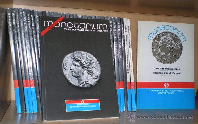 Cat&aacute;logos y libros de monedas: MONETARIUM. 36 n&uacute;meros - Foto 1