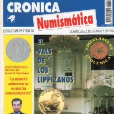 Catálogos y Libros de Monedas: REVISTA 'CRÓNICA NUMISMÁTICA', Nº 60. 15 DE MAYO DE 1995.. Lote 53431706