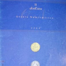 Catálogos y Libros de Monedas: CATALOGO NUMISMATICO 2004 . Lote 53610266