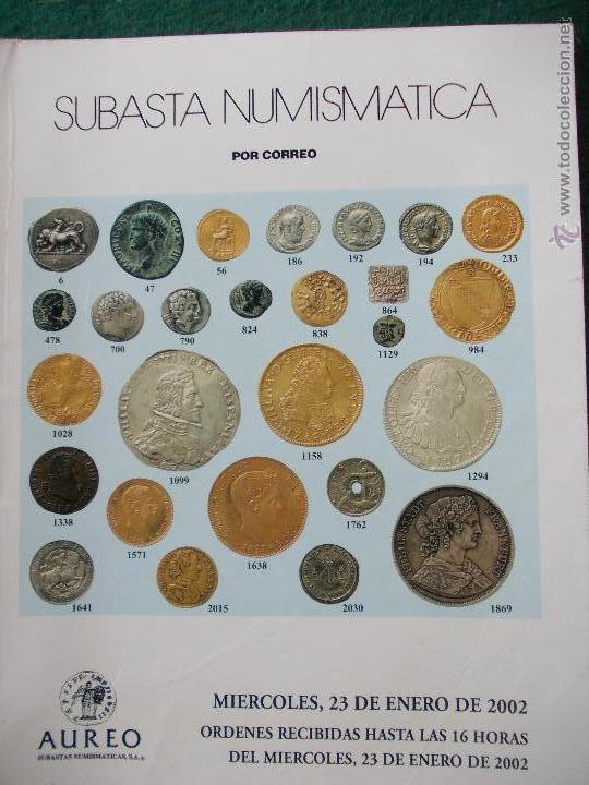 Cat&aacute;logos y libros de monedas: Catalogo subasta numismatica - Foto 1