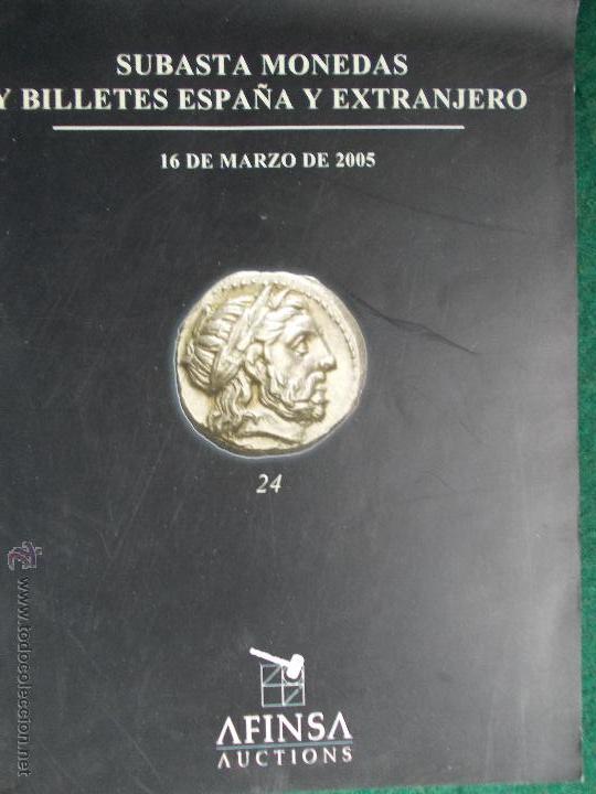Cat&aacute;logos y libros de monedas: subastas monedas y billetes - Foto 1