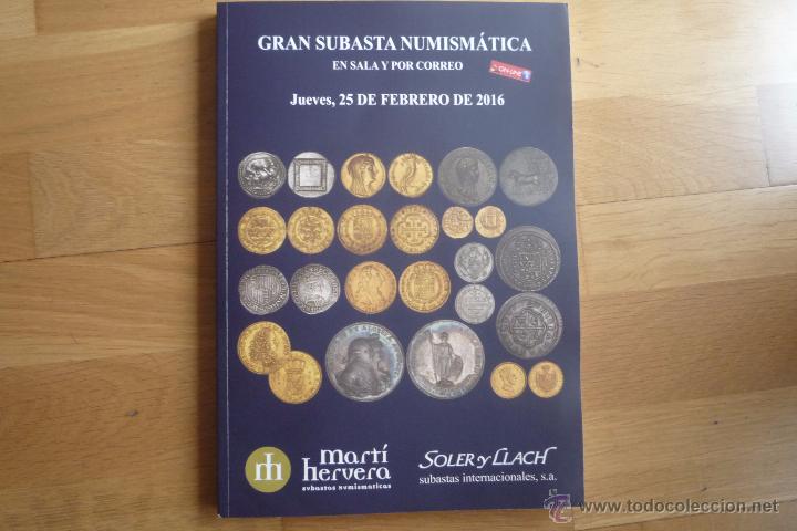 Cat&aacute;logos y libros de monedas: CATALOGO DE SUBASTAS DE SOLER Y LLACH,NUEVO. - Foto 1