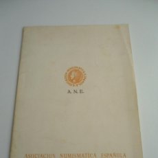 Catálogos y Libros de Monedas: GACETA NUMISMATICA - ANE - Nº 1 - JUNIO 1966 - ASOCIACION NUMISMATICA ESPAÑOLA (A.N.E.). Lote 54698083