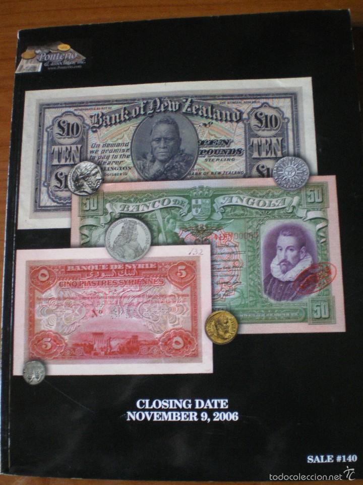 Cat&aacute;logos y libros de monedas: CATALOGO MONEDAS DE PONTERIO & ASSOCIATED N&ordm; 3 - Foto 1