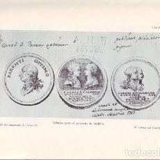Catálogos y Libros de Monedas: GOMEZ DEL CAMPILLO: LA MEDALLA CONMEMORATIVA DEL CASAMIENTO DE CARLOS IV. DEDICATORIA AUTÓGRAFA. Lote 62019404
