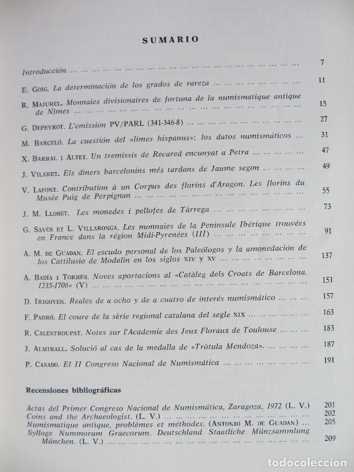 Cat&aacute;logos y libros de monedas: ACTA NUMISMATICA V 1975. PERFECTO ESTADO - Foto 2