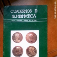 Catálogos e Livros de Moedas: CUADERNO DE NUNISMATICA N,19 . Lote 131614838