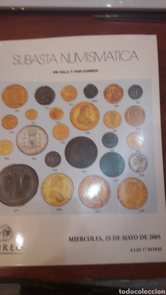 Cat&aacute;logos y libros de monedas: Catalogos subasta Aureo numismatica mayo 2005 - Foto 1