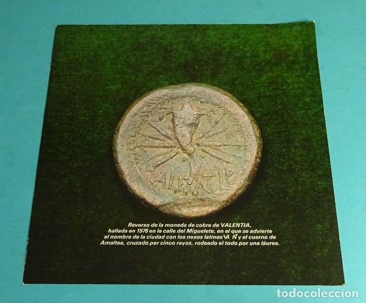 Cat&aacute;logos y libros de monedas: HOJA CON IMAGEN DE MONEDA DE VALENTIA - Foto 2