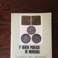 Catálogos y Libros de Monedas: CATÁLOGO - MAURICIO SISÓ - 1ª VENTA PÚBLICA - 17 DE MAYO 1969 - LÉRIDA. Lote 130995392