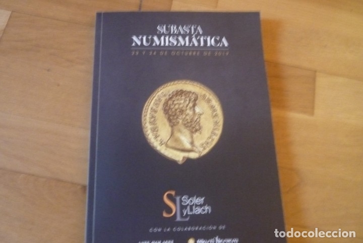 Cat&aacute;logos y libros de monedas: CATALOGO SUBASTA SOLER Y LLACH,2019.NUEVO. - Foto 1