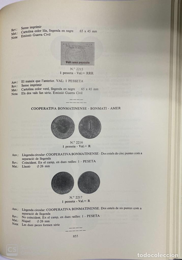 Catálogos y Libros de Monedas: LES MONEDES DE LES COOPERATIVES CATALANES 1850-1950. TOMO I Y II. BARCELONA, 1983. - Foto 14 - 191039125