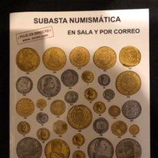 Catálogos y Libros de Monedas: CATÁLOGO SUBASTA NUMISMATICA AUREO Y CALICÓ. 28 Y 29 MAYO 2013. Lote 191294775
