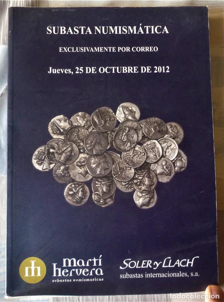 Cat&aacute;logos y libros de monedas: LIBRO CATALOGO DE SUBASTA NUMISMATICA - Foto 1