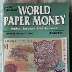 Catálogos y Libros de Monedas: WORLD PAPER MONEY. CATALOGO INTERNACIONAL DE BILLETES . Lote 200727861