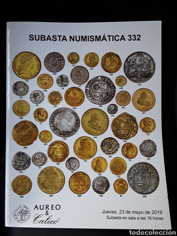 Cat&aacute;logos y libros de monedas: CAT&Aacute;LOGO SUBASTA AUREO. MAYO 2019 - Foto 1