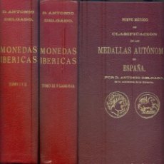Catálogos y Libros de Monedas: NUMULITE L0308 CLASIFICACIÓN DE LAS MEDALLAS AUTÓNOMAS DE ESPAÑA MONECAS IBÉRICAS D. ANTONIO DELGADO