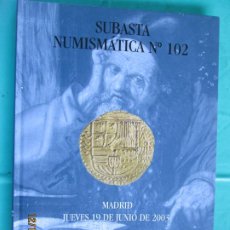 Catálogos e Livros de Moedas: SUBASTA NUMISMATICA Nº 102 - MONEDAS JESUS VICO - MADRID 19 DE JUNIO DE 2003. Lote 230444380