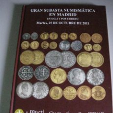Catálogos e Livros de Moedas: GRAN SUBASTA NUMISMATICA 2011 SOLER Y LLACH. Lote 238363200