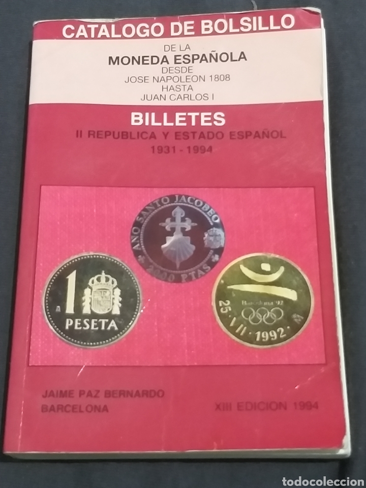 Cat&aacute;logos y libros de monedas: 1994, Cat&aacute;logo de monedas y billetes - Foto 1
