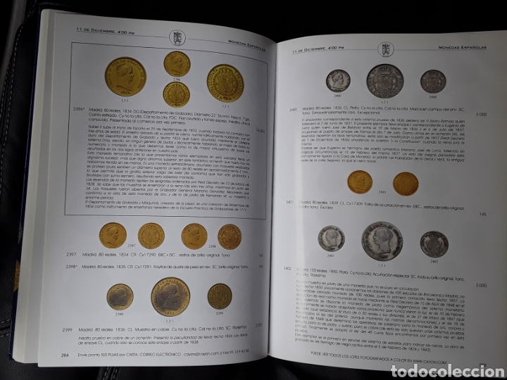 Cat&aacute;logos y libros de monedas: CAT&Aacute;LOGO SUBASTA CAYON. DICIEMBRE 2008 - Foto 2