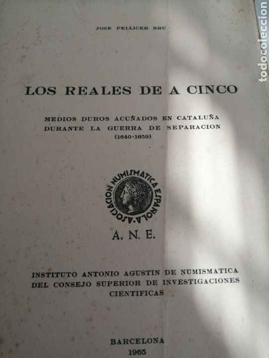 Cat&aacute;logos y libros de monedas: Revista de la A. N. E los Reales de a Cinco - Foto 1