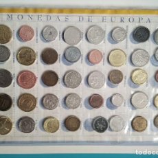 Catálogos y Libros de Monedas: LIBRO MONEDAS DE EUROPA. RÉPLICAS DE 40 MONEDAS NACIONALES DE PAÍSES DE EUROPA ANTES DEL EURO. Lote 311093978