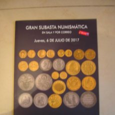 Catálogos y Libros de Monedas: CATALOGO DE SUBASTA NUMISMATICA SOLLER Y LLACH.2017.