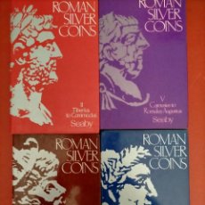 Catálogos y Libros de Monedas: ROMAN SILVER COINS . 4 VOLUMENES SEABY. Lote 323899073