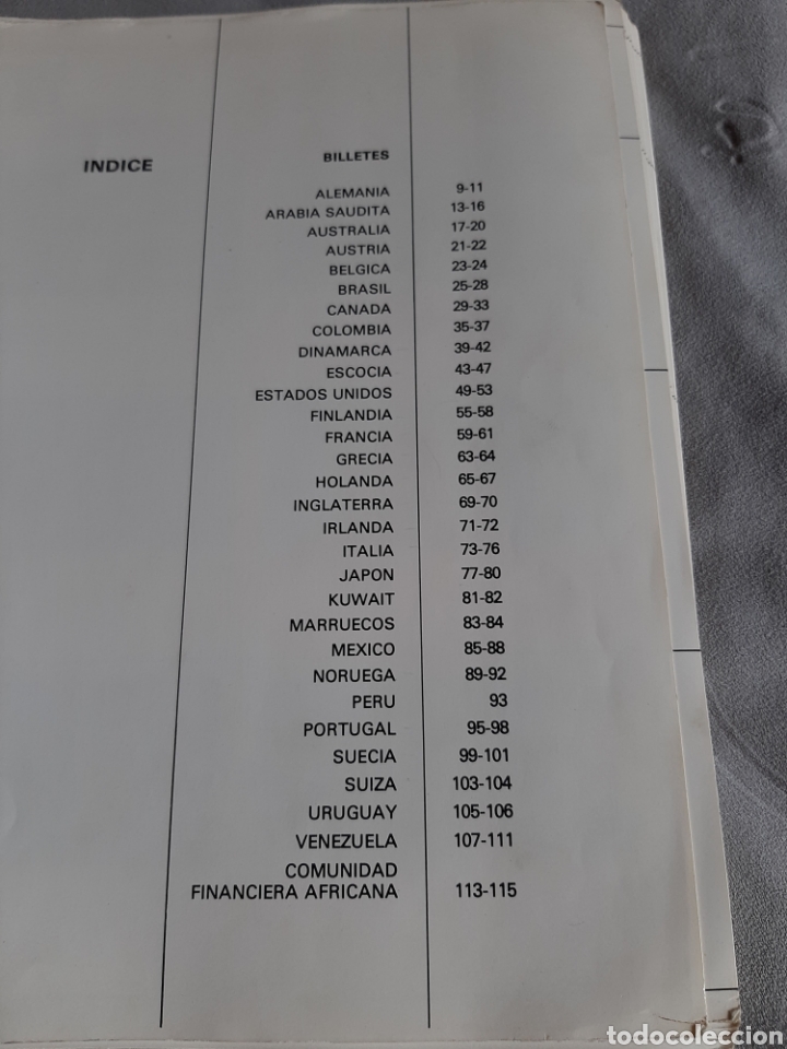 Cat&aacute;logos y libros de monedas: Facs&iacute;miles Billetes Extranjeros 1986 - Foto 2