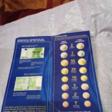 Catálogos y Libros de Monedas: TRÍPTICO.EL EURO.INFOMACIÓN BÁSICA SOBRE LA NUEVA MONEDA.. Lote 351423339