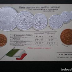 Catálogos y Libros de Monedas: NUMISMÁTICA MÉJICO POSTAL EN RELIEVE ANTERIOR A 1905. Lote 354272818