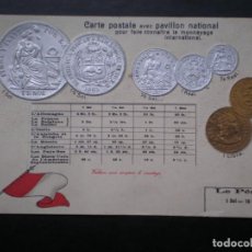 Catálogos y Libros de Monedas: NUMISMÁTICA PERÚ POSTAL EN RELIEVE ANTERIOR A 1905. Lote 354272918