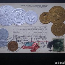 Catálogos y Libros de Monedas: NUMISMÁTICA ESTADOS UNIDOS POSTAL EN RELIEVE ANTERIOR A 1905. Lote 354273023