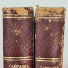 Catálogos y Libros de Monedas: MEMORIAL NUMISMATICO ESPAÑOL. ALVARO CAMPANER.CELESTINO VERDAGUER. 2 VOL. 1868.