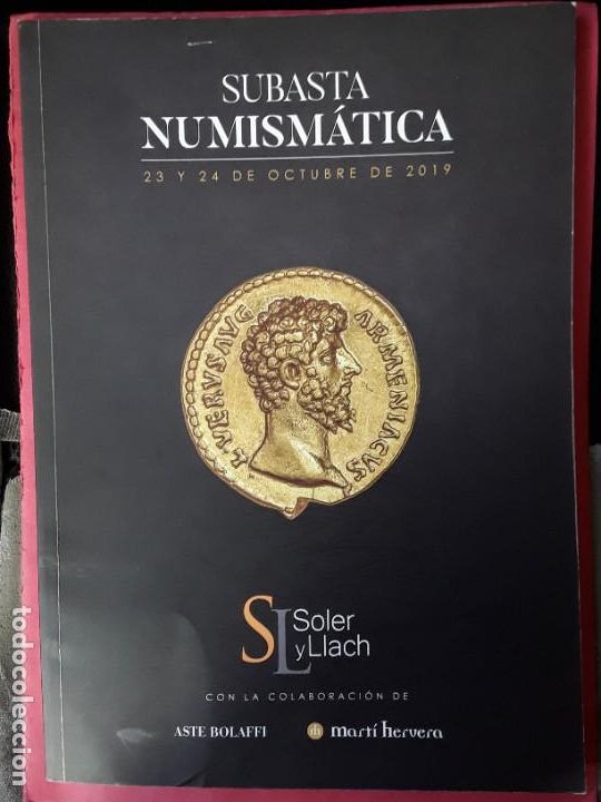 Cat&aacute;logos y libros de monedas: CATALOGO SUBASTA SOLER Y LLACH. OCTUBRE 2019 - Foto 1