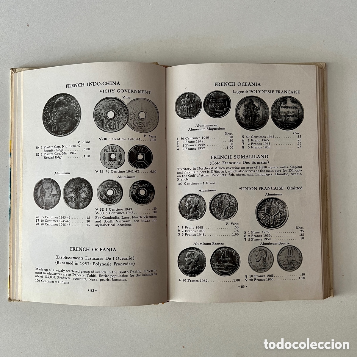 Cat&aacute;logos y libros de monedas: Antiguo libro (1966) sobre monedas del mundo - Foto 4