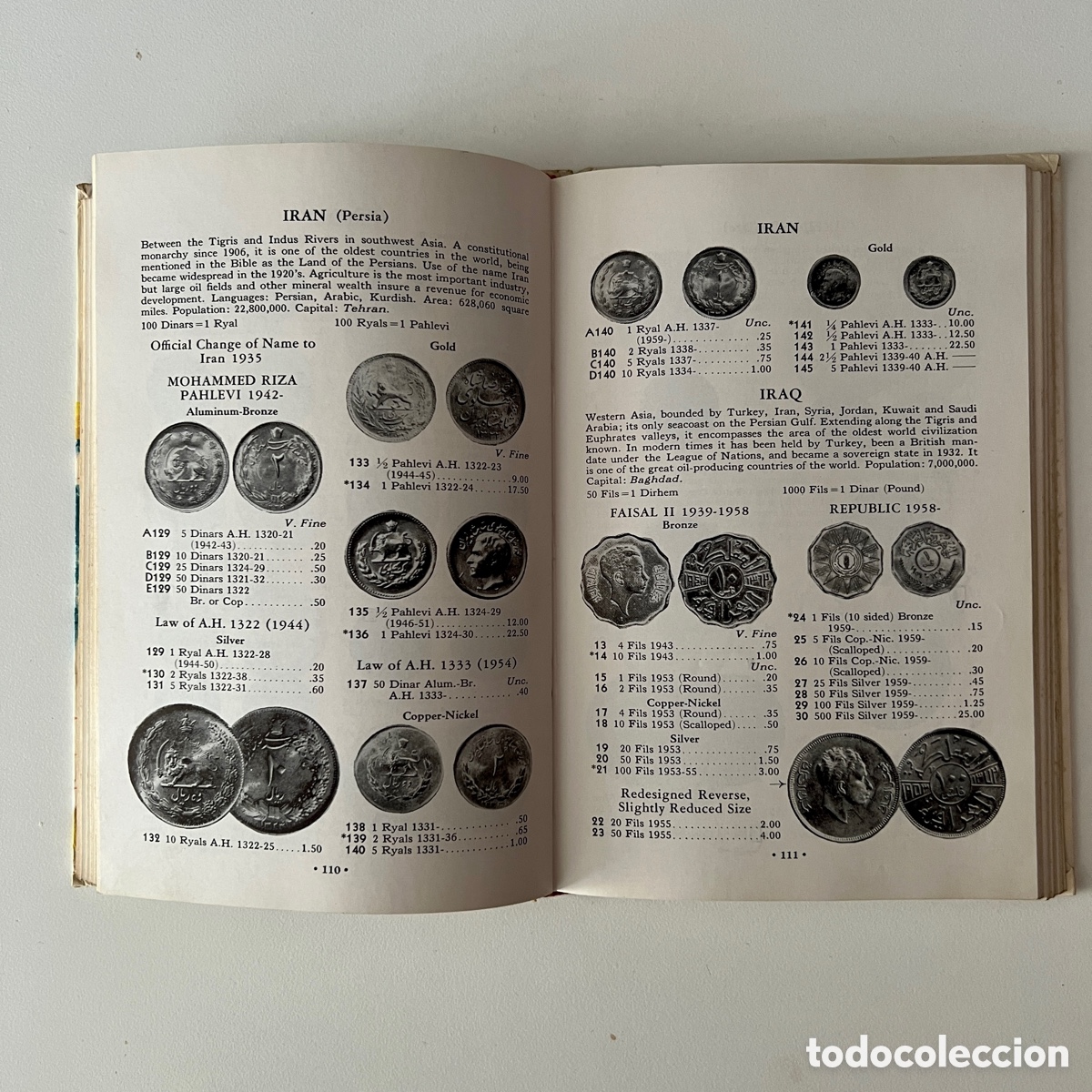 Cat&aacute;logos y libros de monedas: Antiguo libro (1966) sobre monedas del mundo - Foto 5