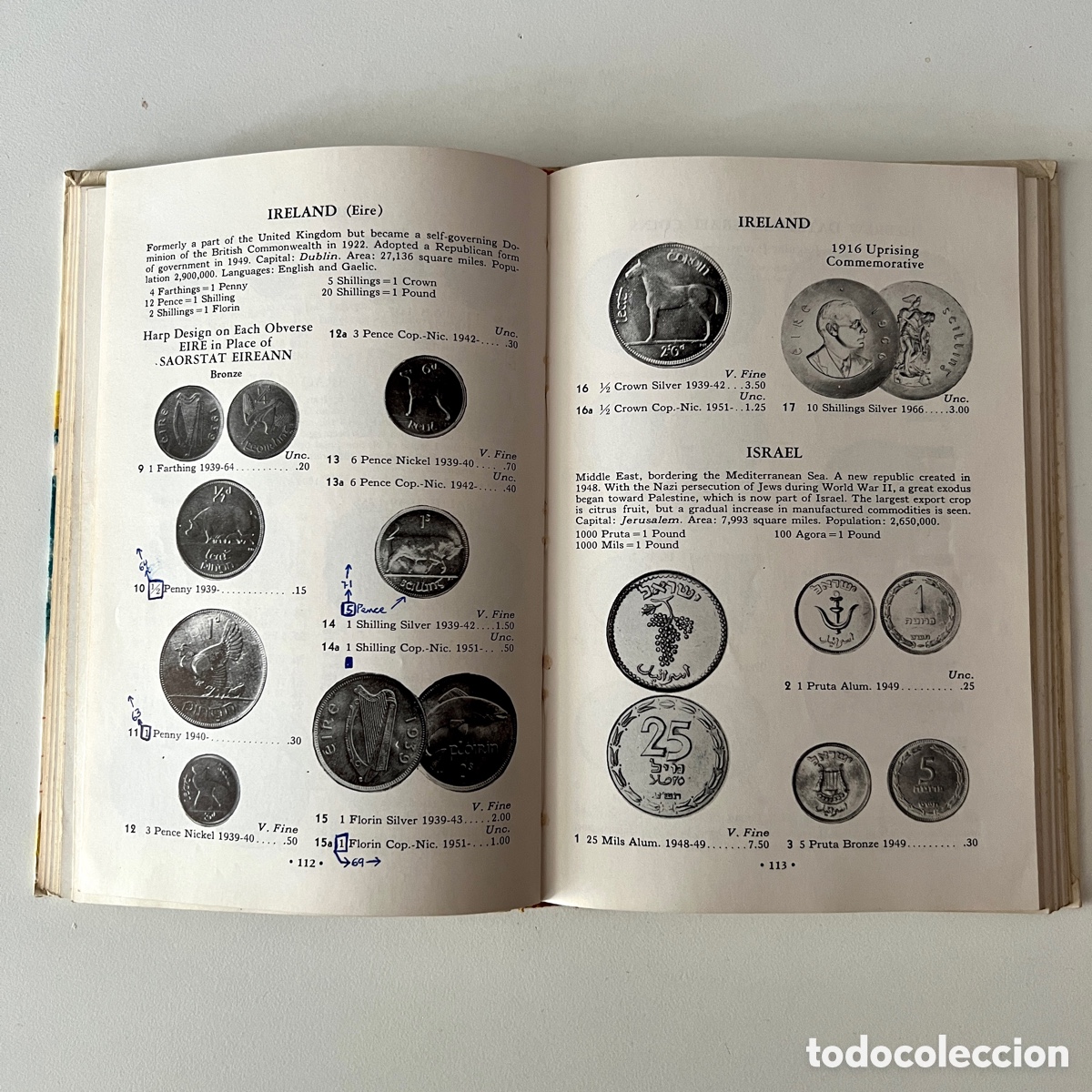 Cat&aacute;logos y libros de monedas: Antiguo libro (1966) sobre monedas del mundo - Foto 6