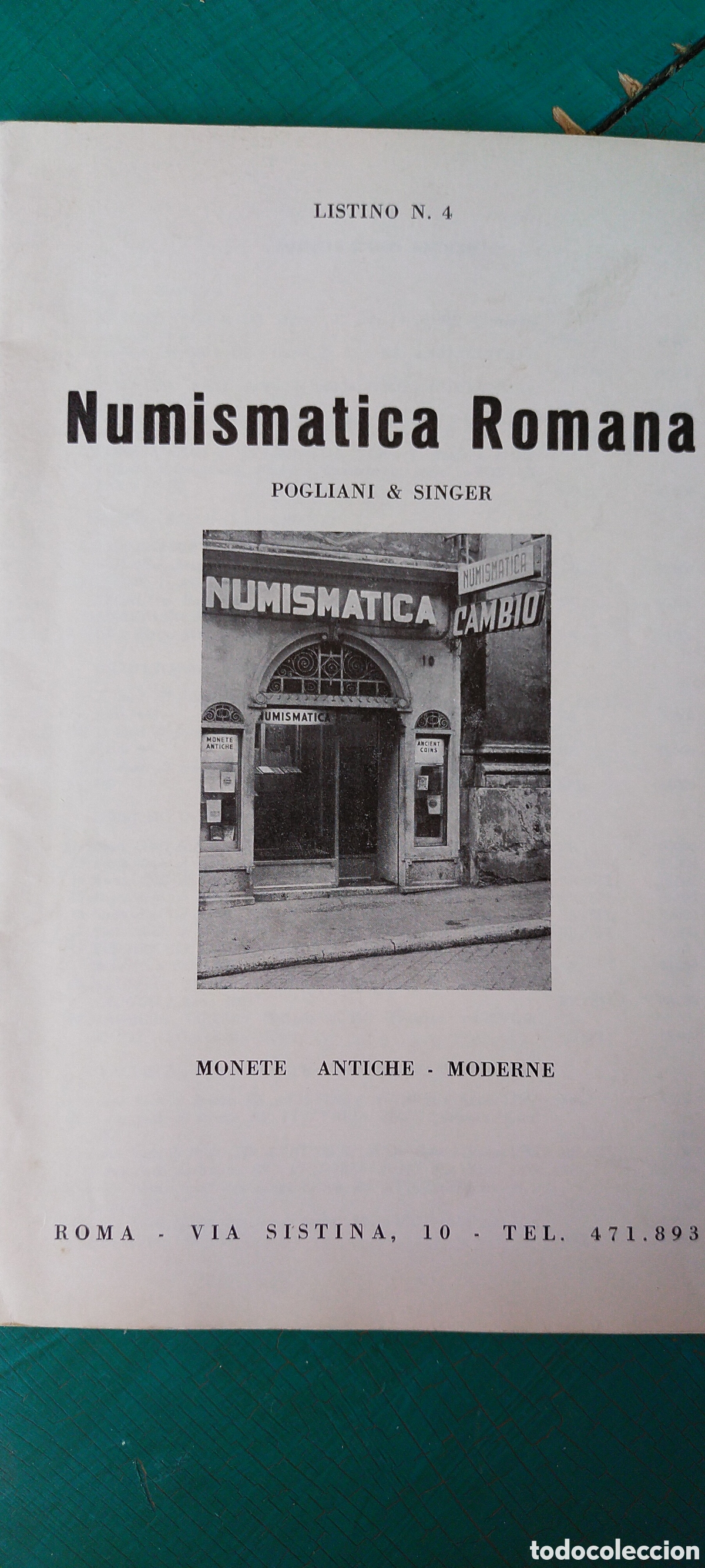Cat&aacute;logos y libros de monedas: Numism&aacute;tica romana moneda y medalla monete - Foto 1