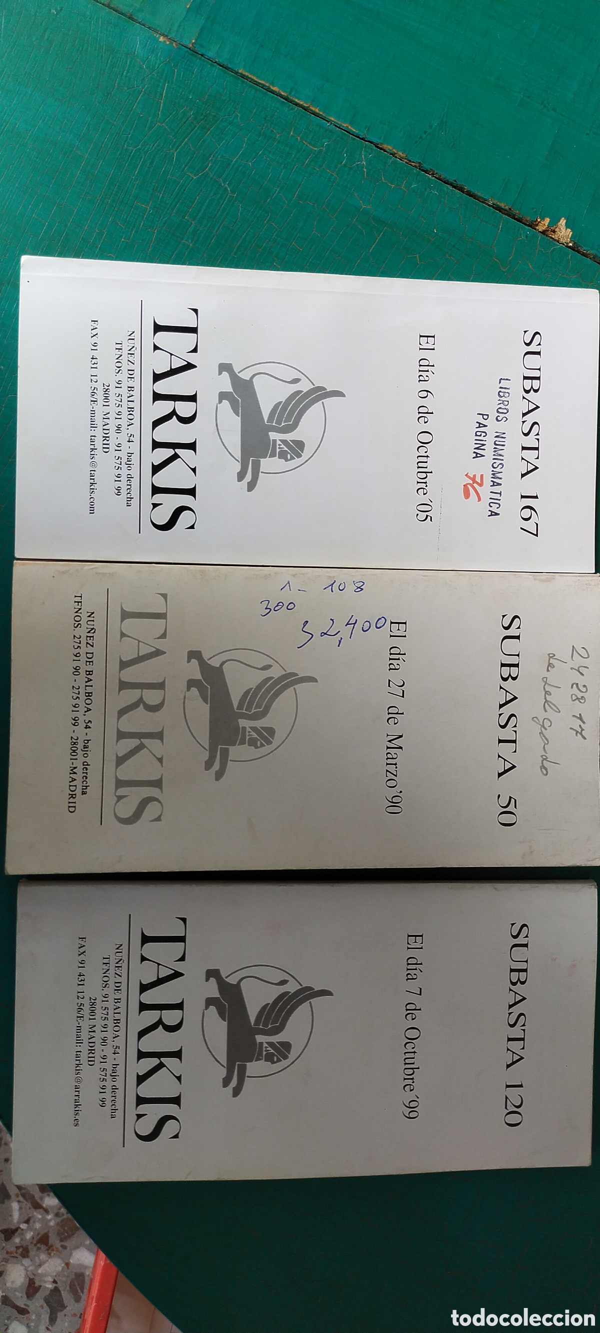 Cat&aacute;logos y libros de monedas: Tarkis N 50 120 167 - Foto 1