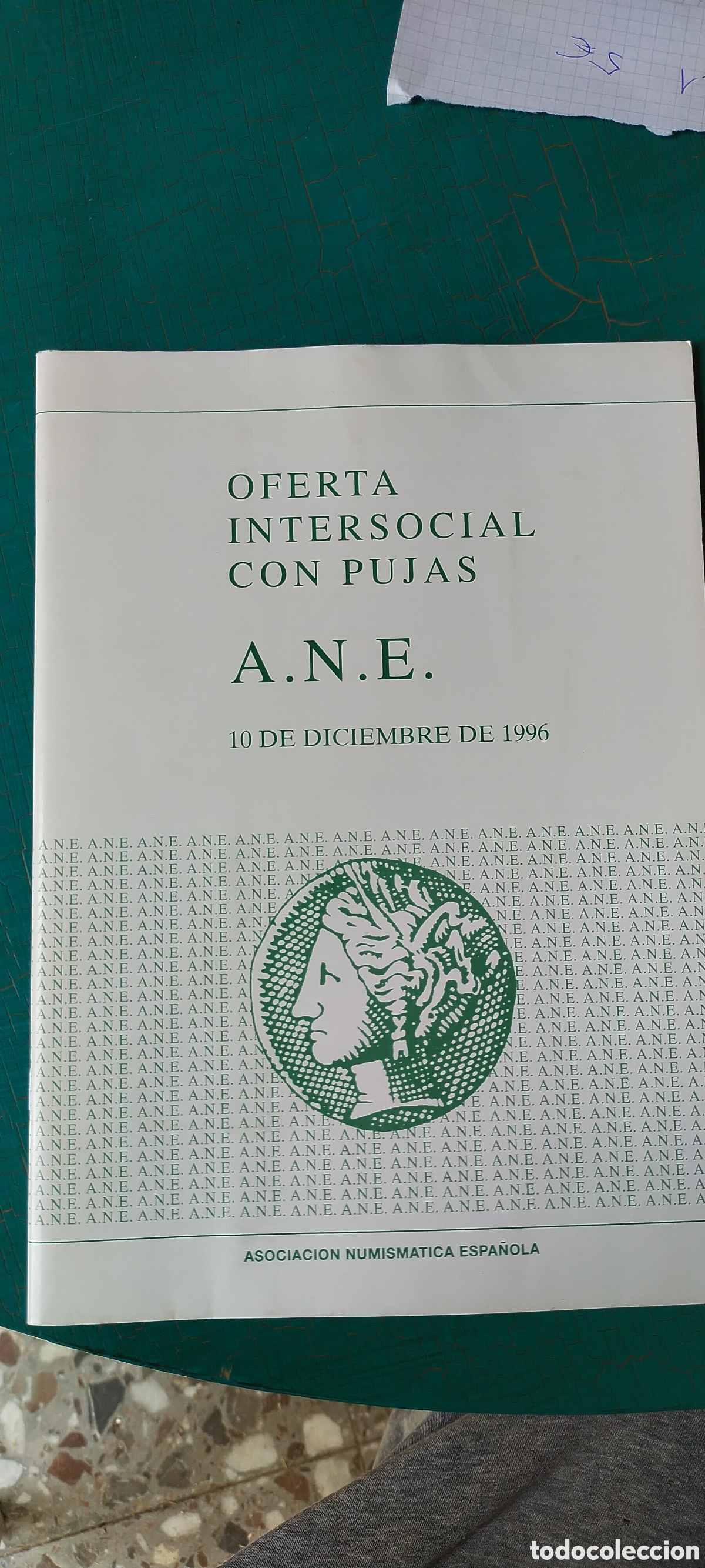 Cat&aacute;logos y libros de monedas: Oferta Intersocial con pujas ANE 1996 - Foto 1