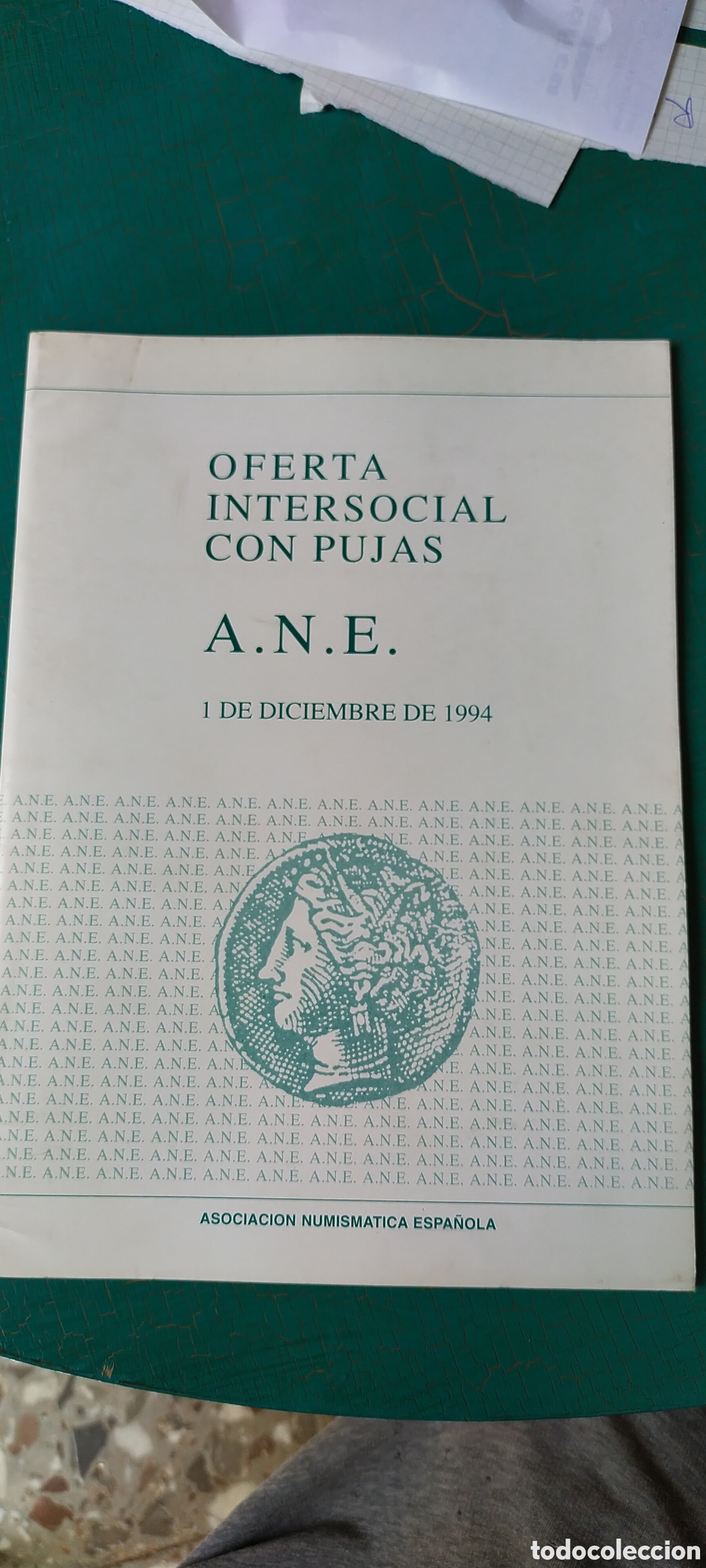 Cat&aacute;logos y libros de monedas: Oferta Intersocial con pujas 1994 - Foto 1