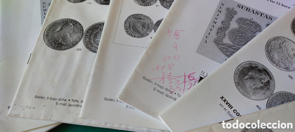 Cat&aacute;logos y libros de monedas: Numism&aacute;tica lav&iacute;n antig&uuml;edades - Foto 5