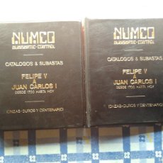 Catálogos y Libros de Monedas: 2 CATALOGOS NUMCO MONEDAS ESPAÑOLAS DE 1700-HOY