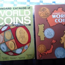 Catálogos y Libros de Monedas: 2 CATÁLOGOS NUMISMÁTICA STANDARD CATALOG COINS 1976-1980